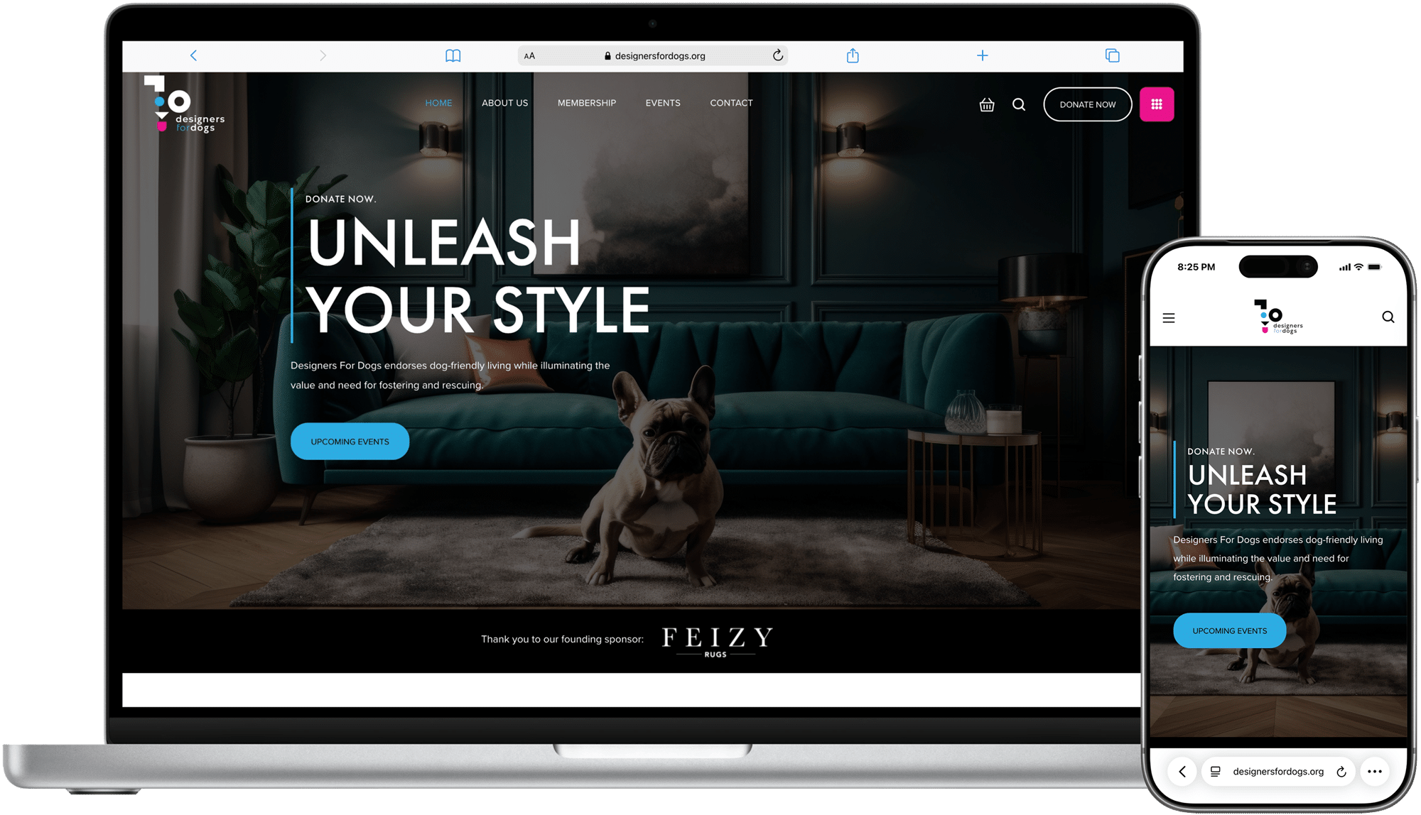 Designers For Dogs website design